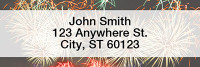Fireworks Rectangle Address Labels | LRSCE-03