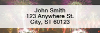Fireworks Rectangle Address Labels | LRSCE-03