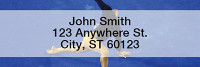 Gymnastic Rectangle Address Labels | LRSPO-09