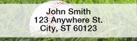 Red & White Baseball Team Rectangle Address Labels | LRSPT-13