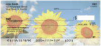Sunflowers Personal Checks | NAT-08