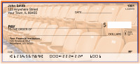 Blue & Orange Football Team Personal Checks | SPT-01