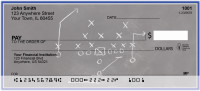 Blue & Silver Football Team Personal Checks | SPT-03