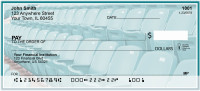 Midnight Green & White Football Team Personal Checks | SPT-04
