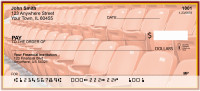 Burgundy & Gold Football Team Personal Checks | SPT-05