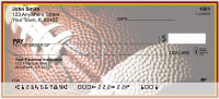Burgundy & Gold Football Team Personal Checks | SPT-05