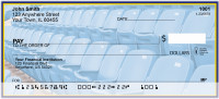 Blue & Yellow Football Team Personal Checks | SPT-07