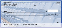 Blue & White Football Team Personal Checks | SPT-08