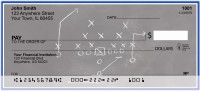 Blue & White Football Team Personal Checks | SPT-08