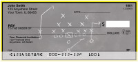 Yellow & Black Football Team Personal Checks | SPT-09
