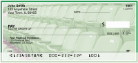 Green & White Football Team Personal Checks | SPT-10