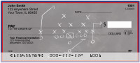 Blue & Red Football Team Personal Checks | SPT-11