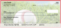 Red & White Baseball Team Personal Checks | SPT-13