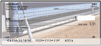 Black & White Baseball Team Personal Checks | SPT-14