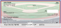 Blue & Red Baseball Team Personal Checks | SPT-15