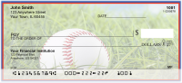 Blue & Red Baseball Team Personal Checks | SPT-15