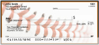 Orange & Black Baseball Team Personal Checks | SPT-16
