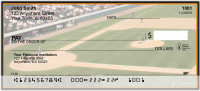 Orange & Black Baseball Team Personal Checks | SPT-16
