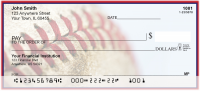 Red & Navy Baseball Team Personal Checks | SPT-17