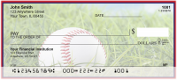 Red & Navy Baseball Team Personal Checks | SPT-17