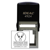 Designer Deer Square Stamp | STA-LAS-DS01
