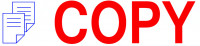 ''Copy'' Message Stamp | STA-TRO-COP