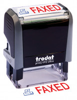 ''Faxed'' Message Stamp | STA-TRO-FAX