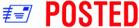 ''Posted'' Message Stamp | STA-TRO-POS