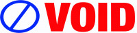 ''Void'' Message Stamp | STA-TRO-VOI