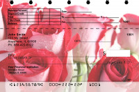 Spring Rose Bouquet Top Stub Personal Checks | TSFLO-41