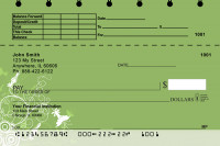 Creeping from the Corner Top Stub Personal Checks | TSFLO-76