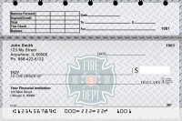 Firefighter Badges Top Stub Personal Checks | TSPRO-53