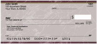 Burgundy Marble Checks | VAL-022