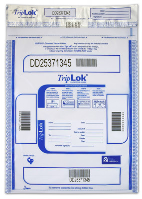 Deposit Bag 12'' X 16'' TripLok, clear | BAG-13