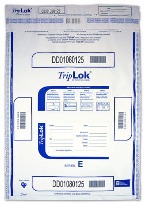 Deposit Bag 15'' X 20'' TripLok, white | BAG-18