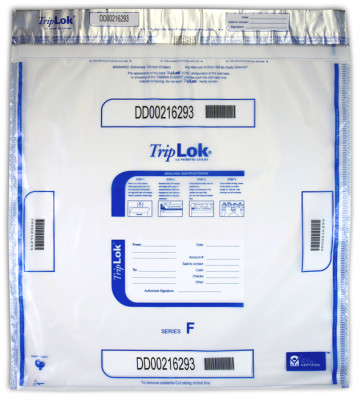 Deposit Bag 20'' X 20'' TripLok, clear | BAG-24