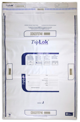 Deposit Bag 22'' X 33'' TripLok, white | BAG-26