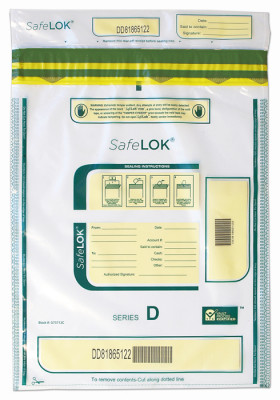 Deposit Bag 12'' X 16'' SafeLok, clear | BAG-32