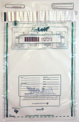 Deposit Bag 12'' X 16'' EcoLok, clear | BAG-39