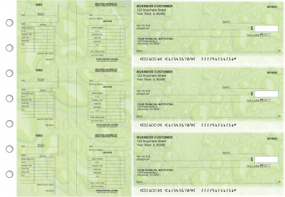 Leaf Multi-Purpose Salary Voucher Business Checks | BU3-7CDS19-MPS