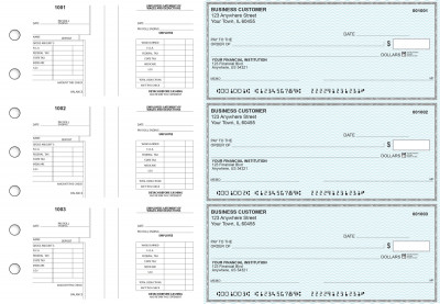 Teal Safety Multi-Purpose Salary Voucher Business Checks | BU3-7ESF01-MPS