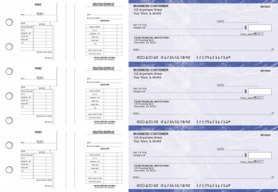 Blue Marble Multi-Purpose Salary Voucher Business Checks | BU3-7LMA01-MPS