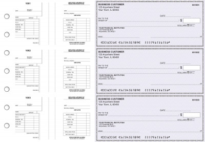 Purple Safety Multi-Purpose Salary Voucher Business Checks | BU3-7USF01-MPS