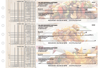 Chinese Cuisine Multi Purpose Designer Business Checks  | BU3-CDS04-DEP