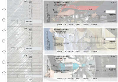 Mechanic Invoice Business Checks | BU3-CDS13-INV