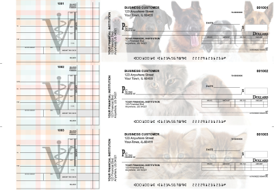 Veterinarian Invoice Business Checks | BU3-CDS14-INV