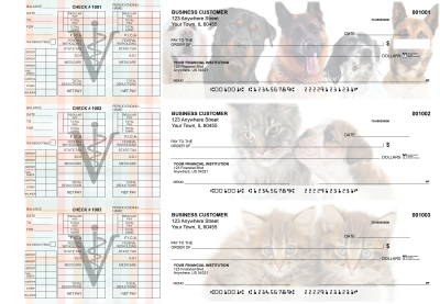 Veterinarian Payroll Designer Business Checks  | BU3-CDS14-PAY