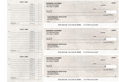 Granite Accounts Payable Designer Business Checks | BU3-CDS16-DED