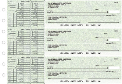 Grassy Payroll Designer Business Checks  | BU3-CDS17-PAY