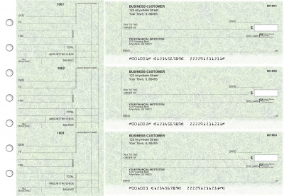 Grassy Standard Counter Signature Business Checks | BU3-CDS17-SCS